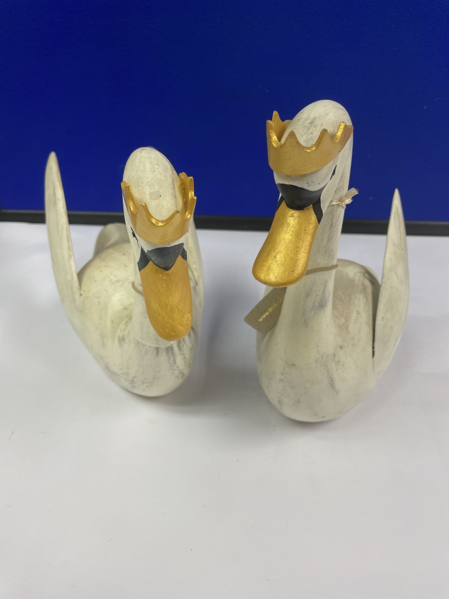 Pair of Swans with Crowns | Total RRP £58