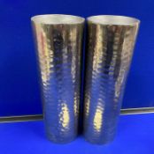 2 x Gold Candle Pillars | Total RRP £57