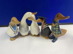 5 x Character Ducklings by DCUK