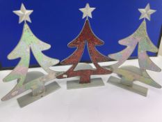 3 x Festive Candle Holders | Total RRP £45