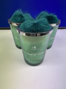 3 x Large Candle Queen Jar Candles w/ Pompom Lid | Total RRP £65.97