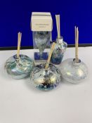 5 x Decorative Glass Ornmaments | Total RRP £75