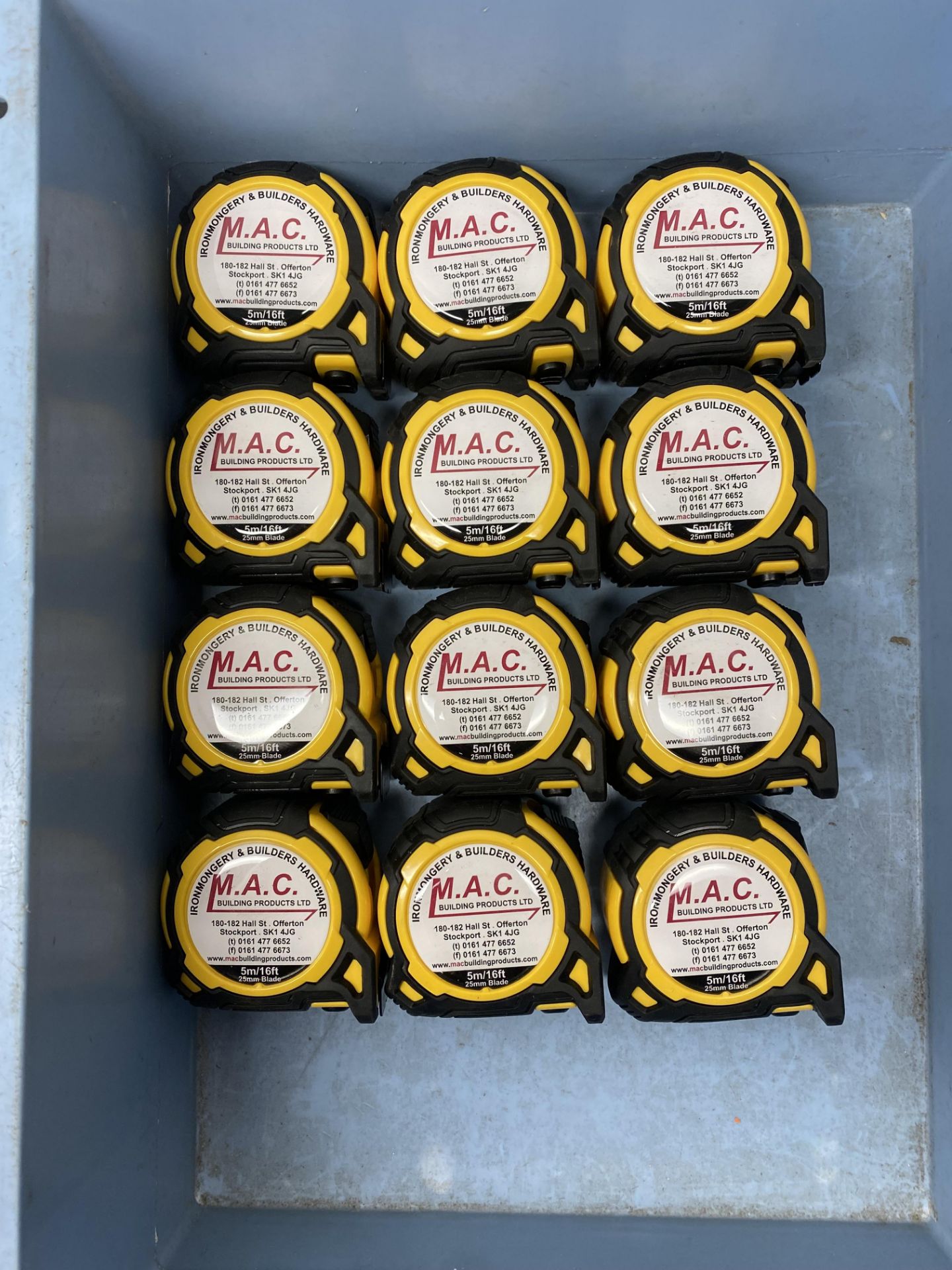 60 x M.A.C Building Products Ltd Branded 5M/16ft Tape Measures - Image 3 of 4