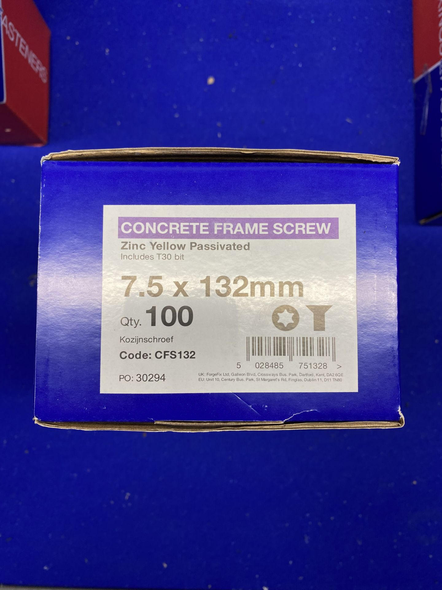 9 x Boxes Of Various Sized Fixing & Fastening Concrete Frame Screws - See Description - Image 3 of 3