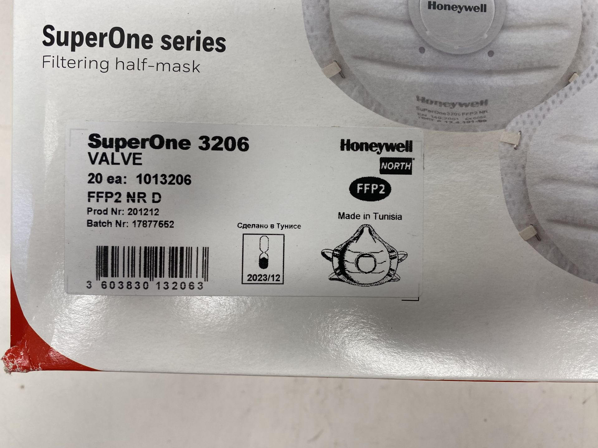 160 x Various Honeywell SuperOne Series Filtering Half Masks - See Description - Image 3 of 5