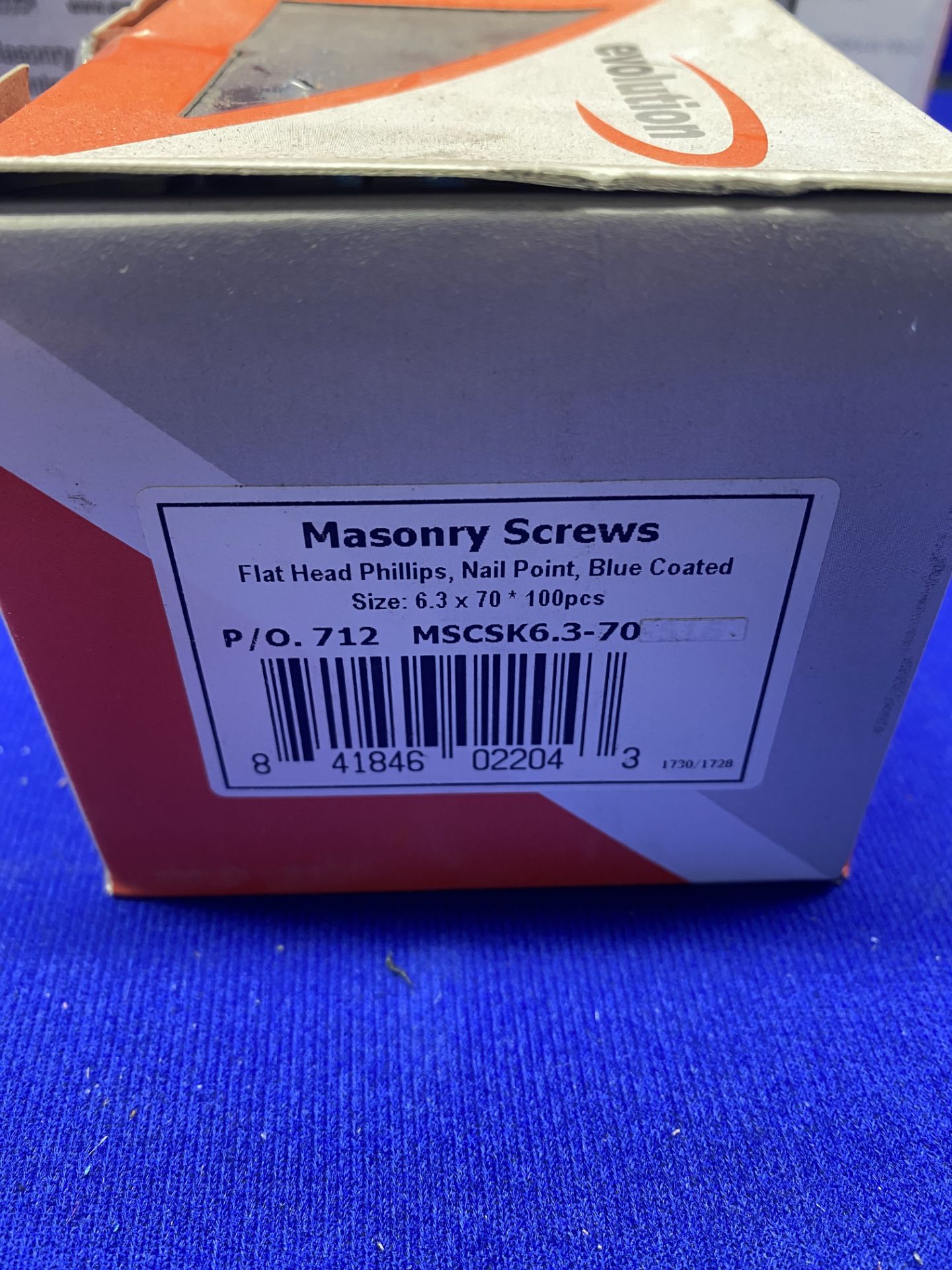 12 x Boxes Of Various Sized Evolution Masonry Screws - See Description - Image 3 of 3