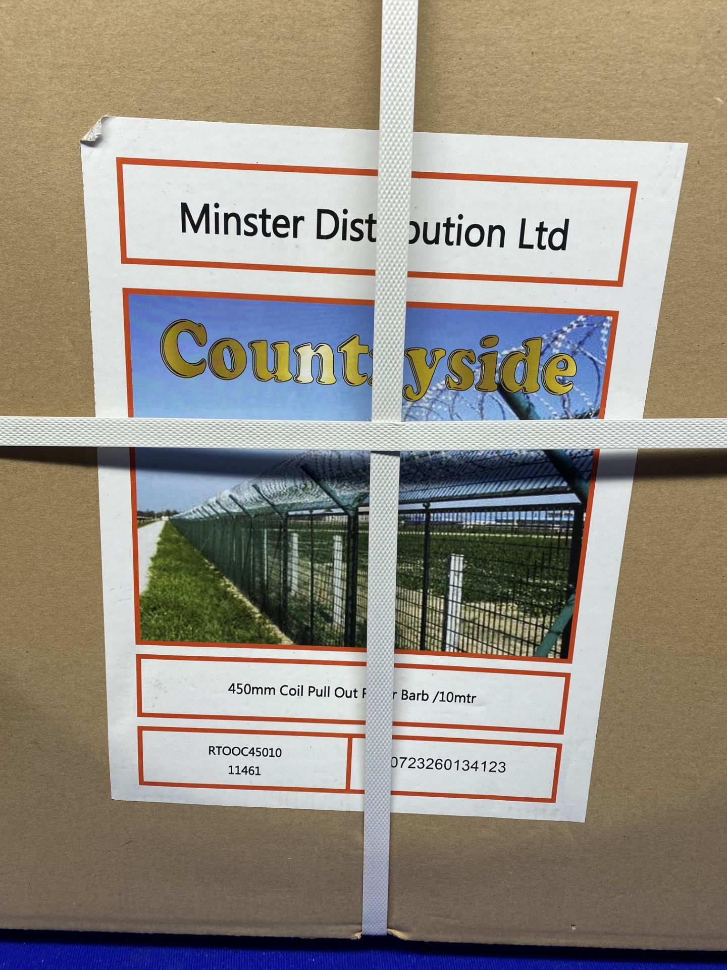 2 x Minster Distribution 450mm Coil Pull Out Razor Barbed Wire - 10 Meter - Image 2 of 4