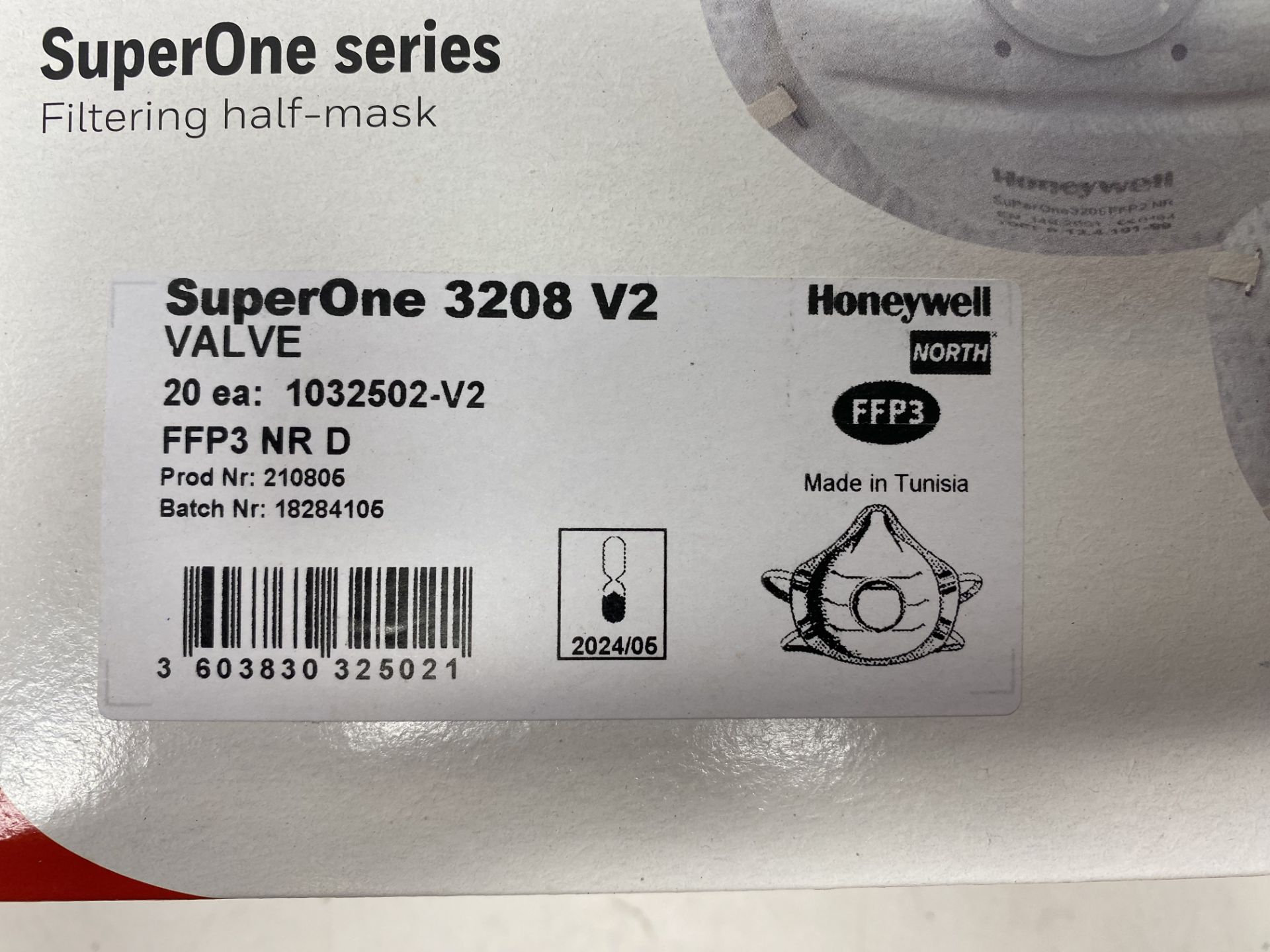 160 x Various Honeywell SuperOne Series Filtering Half Masks - See Description - Image 5 of 5