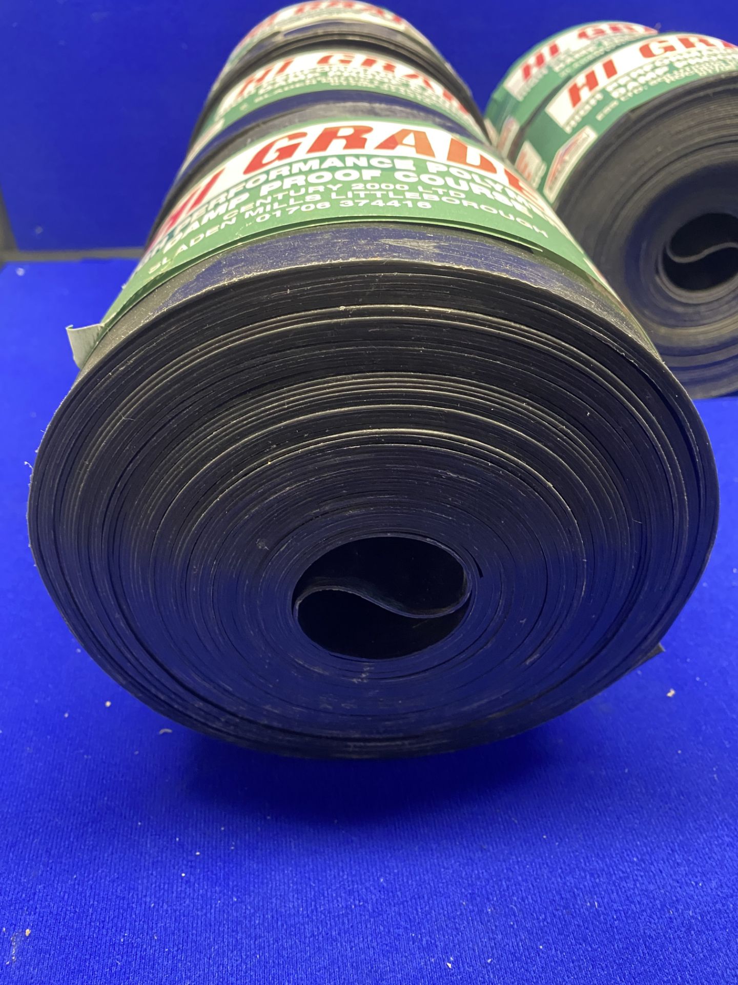 9 x Rolls Of Various Sized Hi Grade High Performance Polymeric Damp Proof Course As Seen On Photos - Image 10 of 14