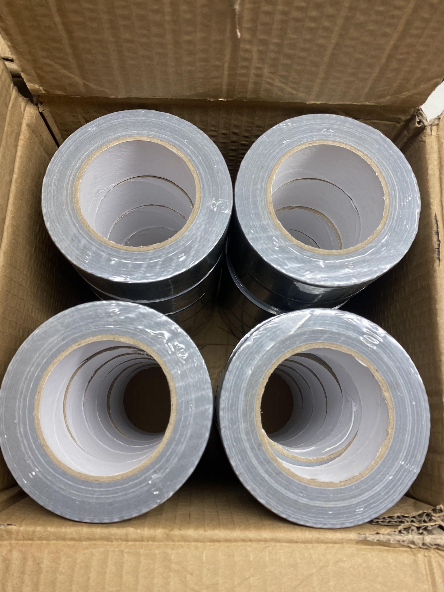 48 x Rolls Of 48mm x 50mm Silver Duct Tape - Image 3 of 4
