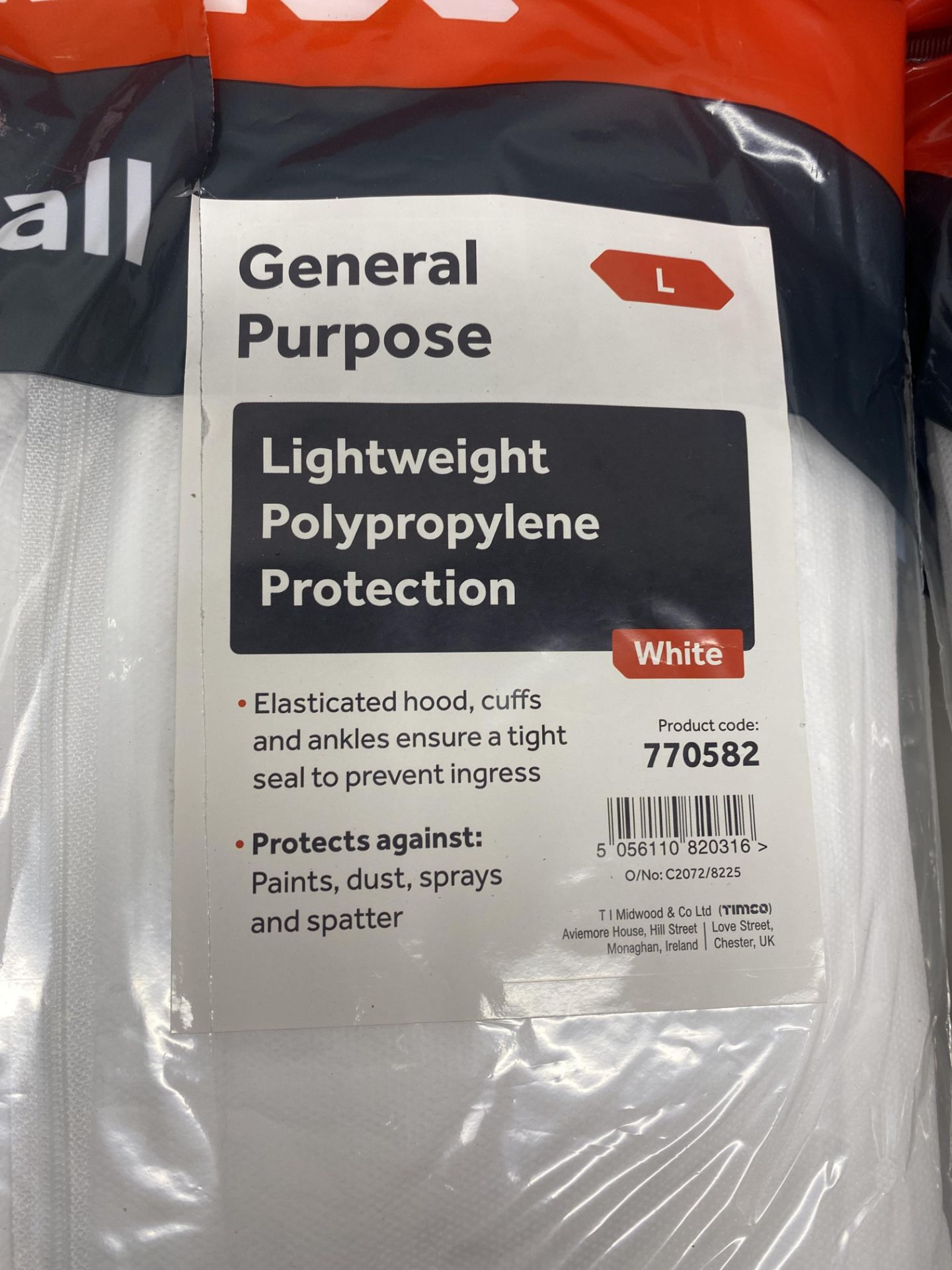 18 x Various Sized Timco Generall Purpose Coveralls - See Description For Sizes - Image 3 of 5