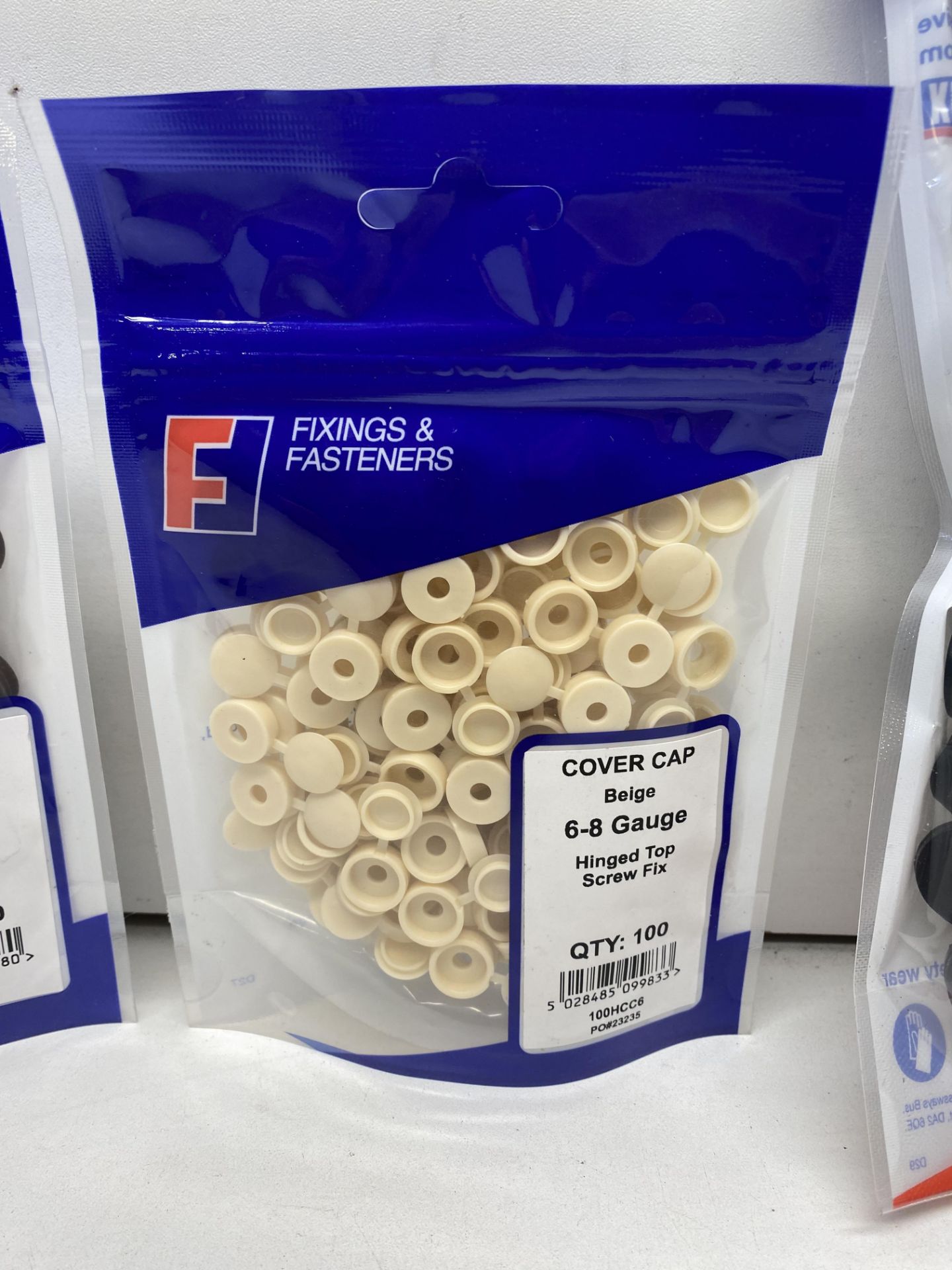 21 x Packs Of Various Fixing & Fasteners Cover Caps - See Description - Image 4 of 7