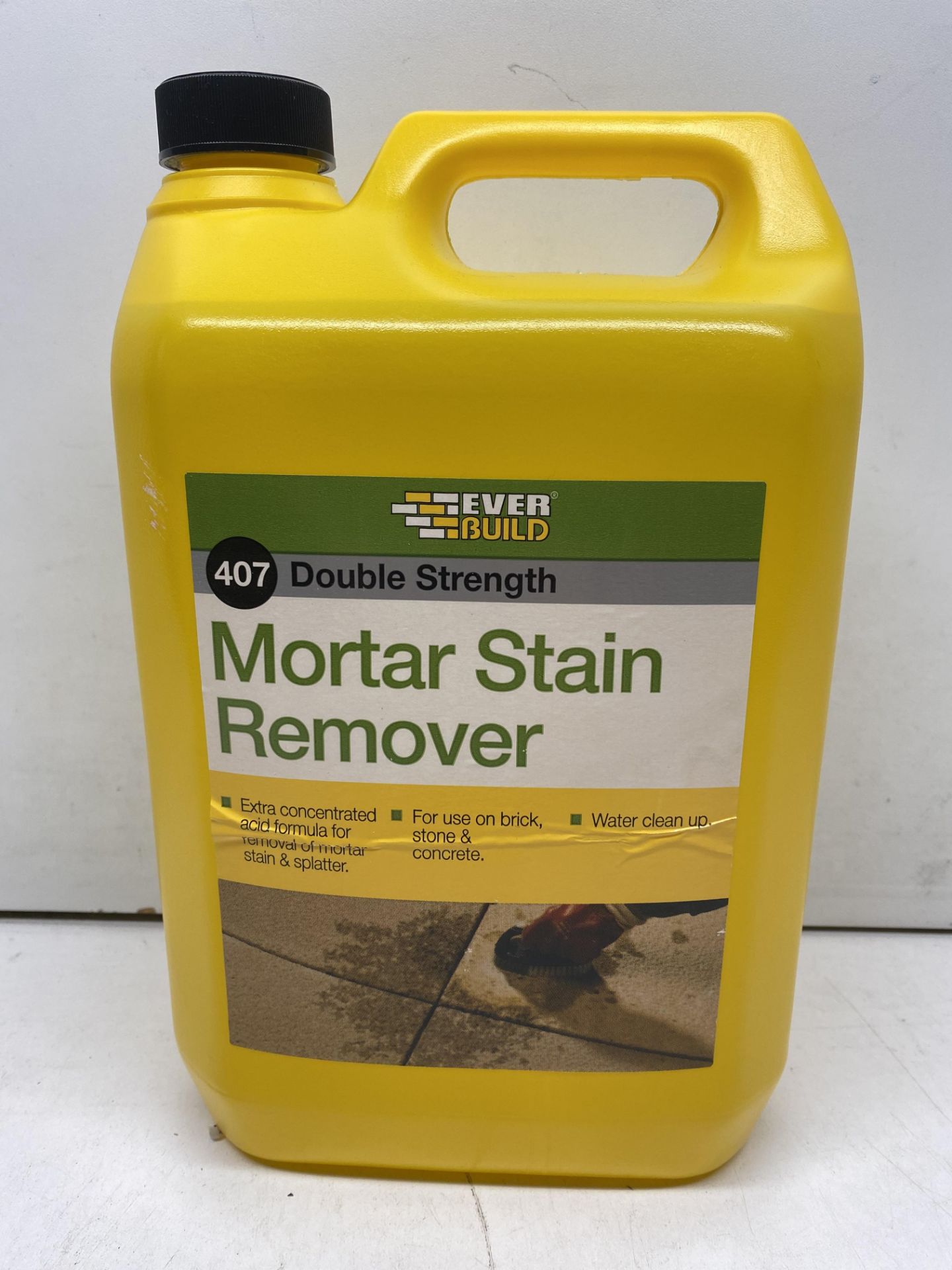 5 x Everbuild 407 Mortar Stain Remover 5 Litre