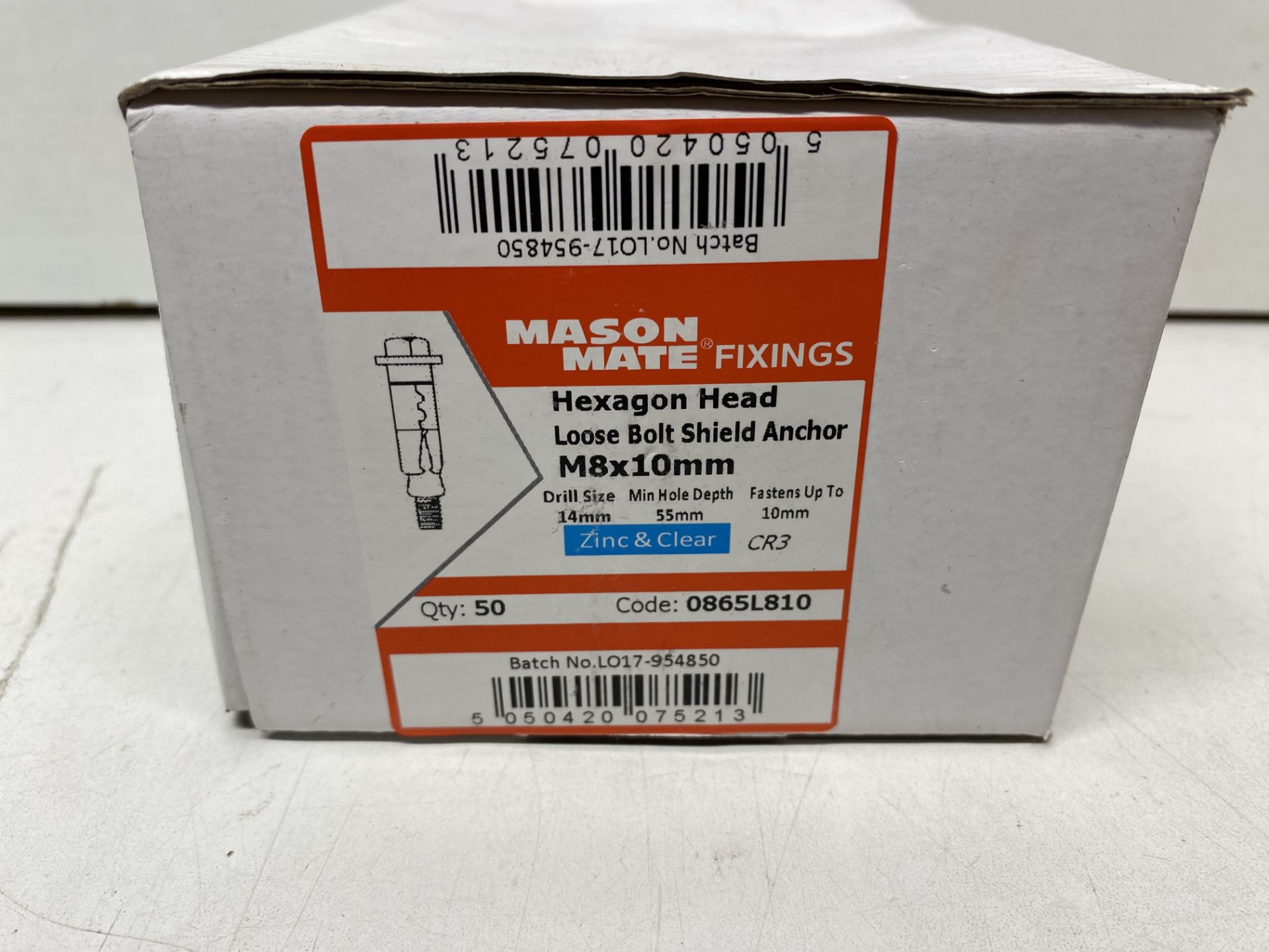 13 x Boxes Of Various Masonmate Sleeve Anchor Hex Nuts & Bolts - See Description - Image 7 of 8