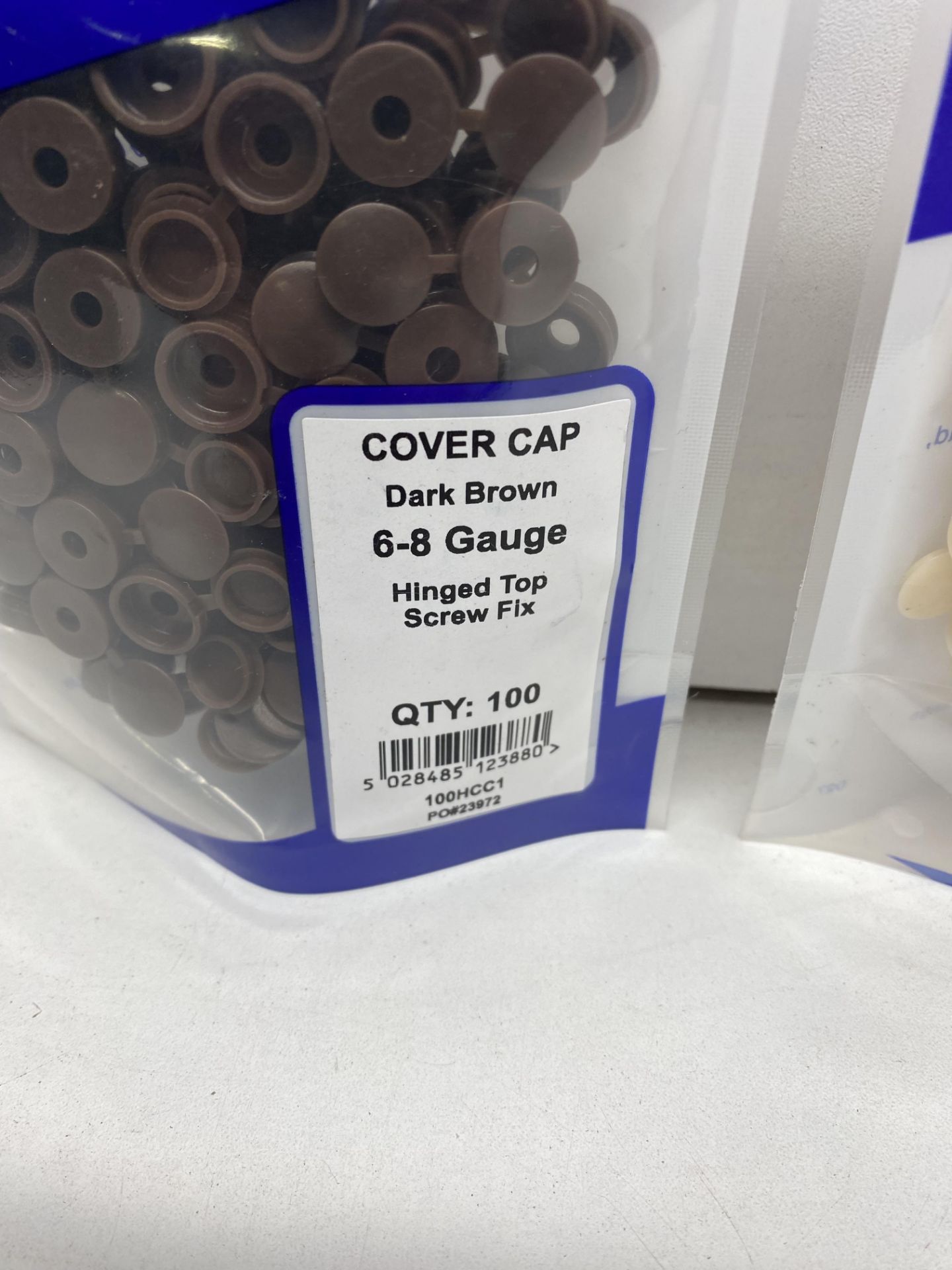 21 x Packs Of Various Fixing & Fasteners Cover Caps - See Description - Image 3 of 7