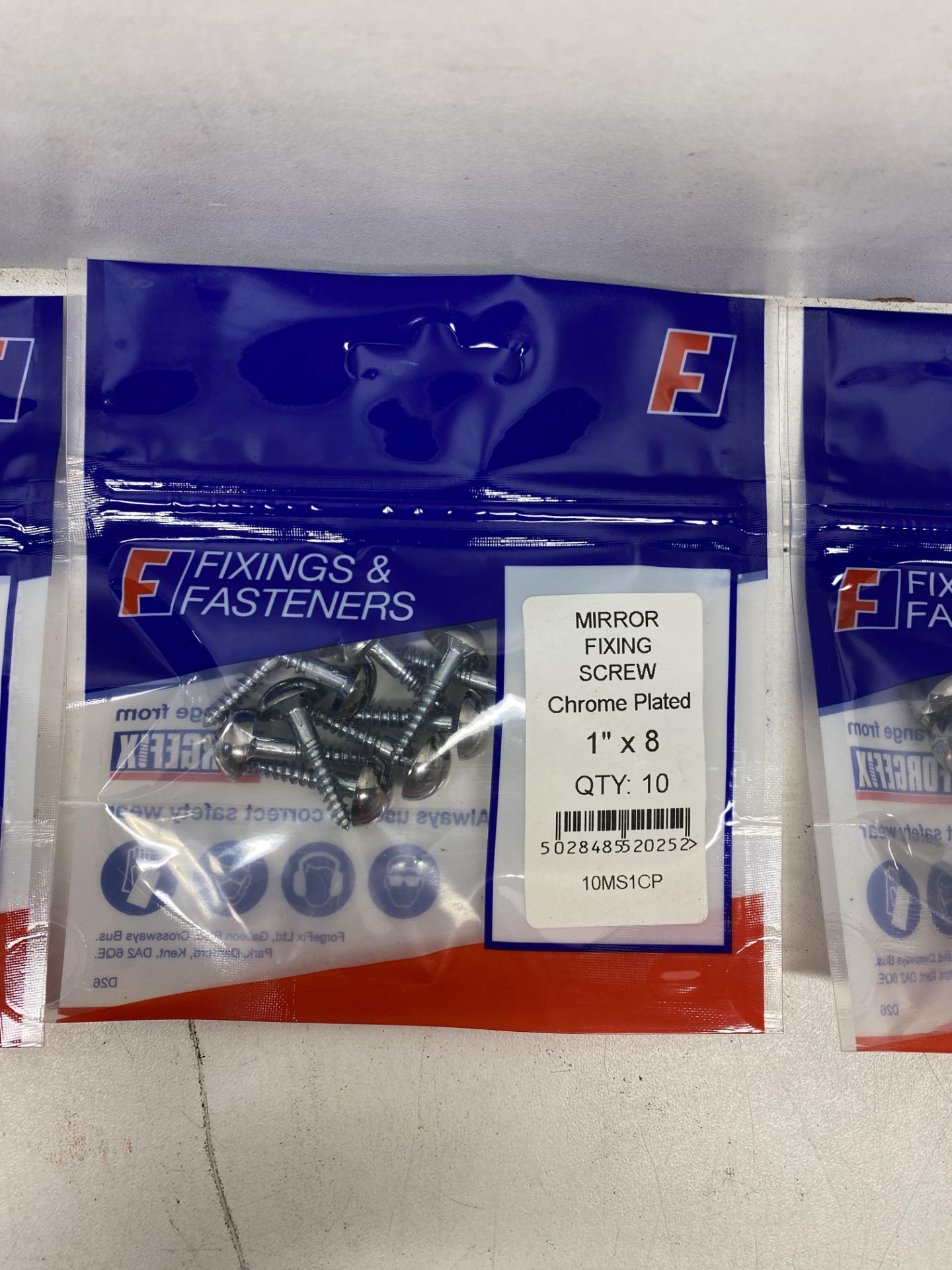 29 x Packs Of Various Fixings & Fasteners Mirror Fixing Screws ( Packs Of 10 ) - See Description - Image 4 of 7