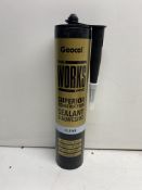 36 x GEOCEL THE WORKS PRO SEALANT AND ADHESIVE, CLEAR, 290ML