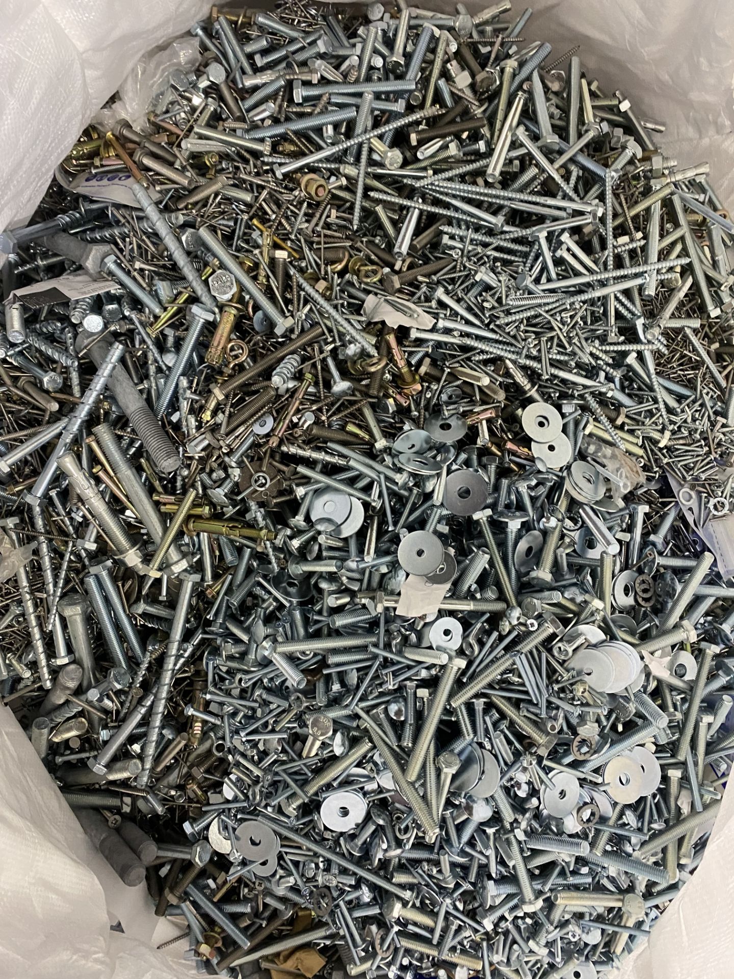 Approximately 250kg Bag Of Various loose Screws, Nuts, Bolts And Washers - Image 2 of 9