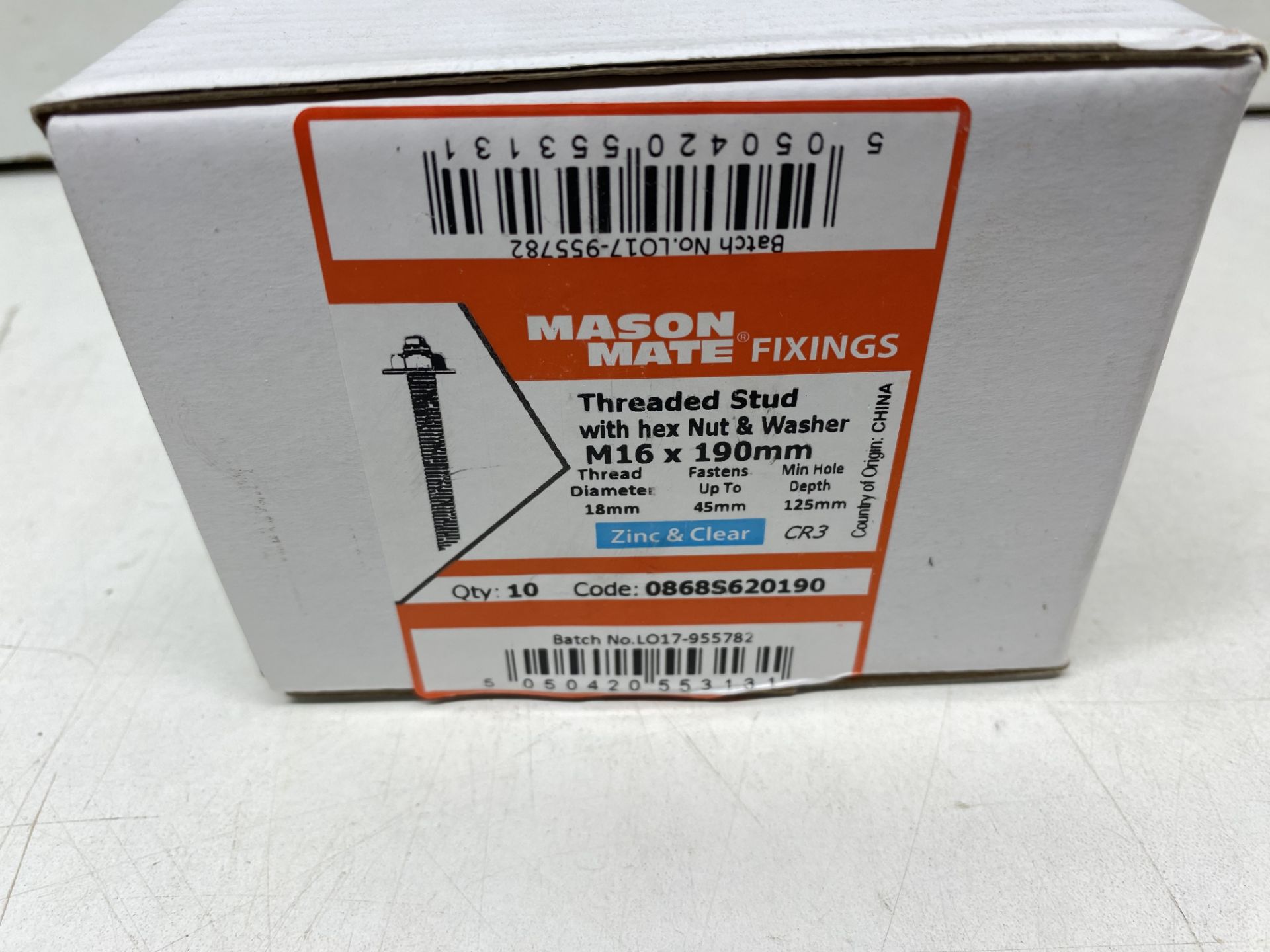 13 x Boxes Of Various Masonmate Sleeve Anchor Hex Nuts & Bolts - See Description - Image 4 of 8