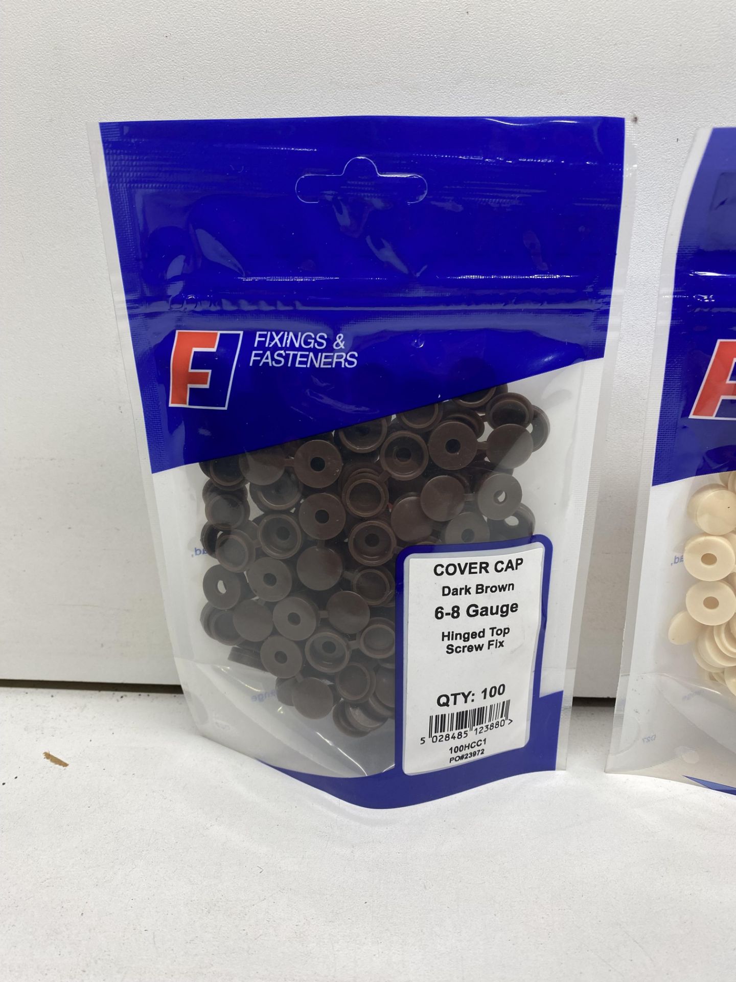 21 x Packs Of Various Fixing & Fasteners Cover Caps - See Description - Image 2 of 7