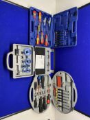 3 x Incomplete Screwdriver / Hole saw Sets As Seen In Photos