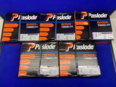 5 x Various Boxes Of Paslode Nails - See Description
