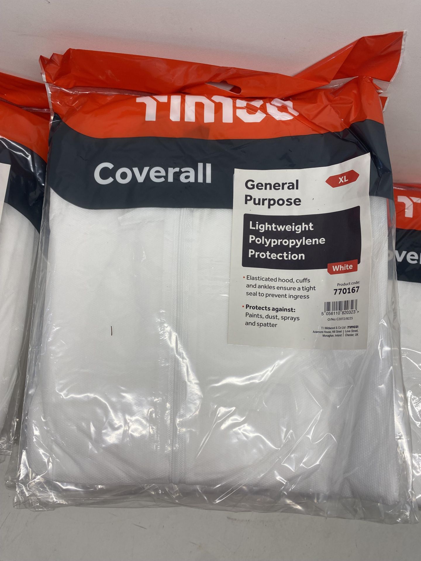 18 x Various Sized Timco Generall Purpose Coveralls - See Description For Sizes - Image 2 of 5