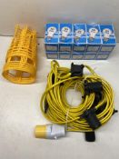2 x Electro Wind 22m 110v 10w LED Festoon Kits