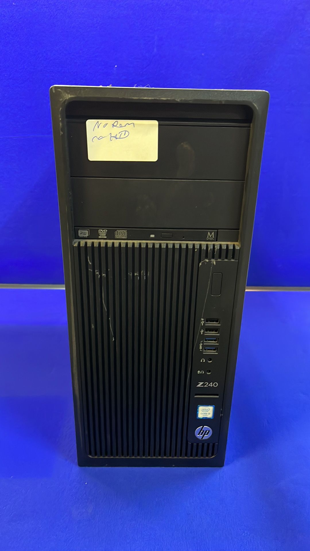 HP Z240 Intel Core I5 Desktop Computer Tower *NO HDD*