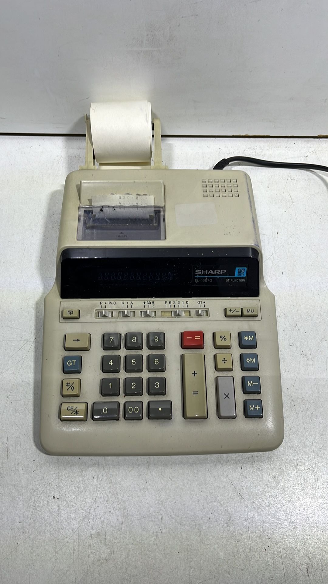 Sharp EL-1607G Electronic Calculator