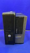 2 x Various Dell Desktop Computer Towers *NO HDD* *See Pictures*