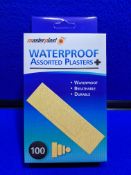 72 x Masterplast Waterproof Assorted Plasters