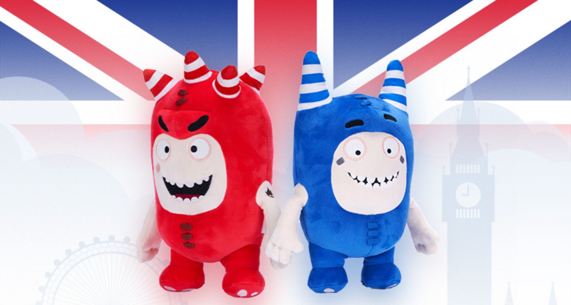 10 x Oddbods Plush Toys w/Sound | Total RRP £180