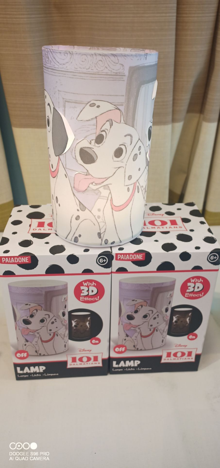 10 x 3D Effect Disney 101 Dalmatians Lamps | Total RRP £170