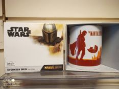 50 x Star Wars Mandalorian Mugs | Total RRP £400