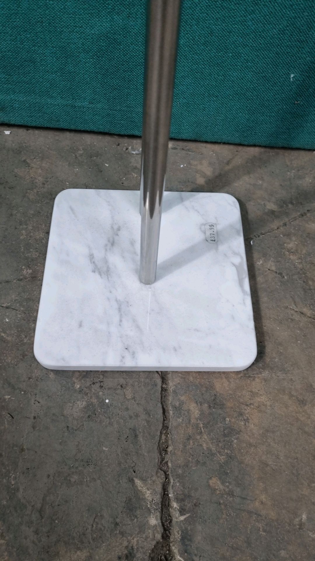 Ex Display Marble Freestanding Roll Holder Chrome - Image 3 of 3