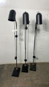 2 x Tripod Floor Lamps