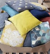 50 x Malini/Scatter box Cushions 400mm X 400mm In Various Designs & Colours