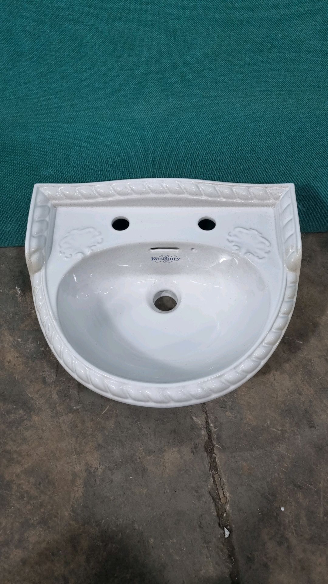Ex Display Rosebury White Sink Basin - Image 3 of 5