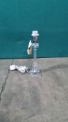 Ex Display Acrylic Candlestick Table Lamp