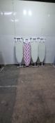 4 x Ironing Boards With Covers In Various Colours