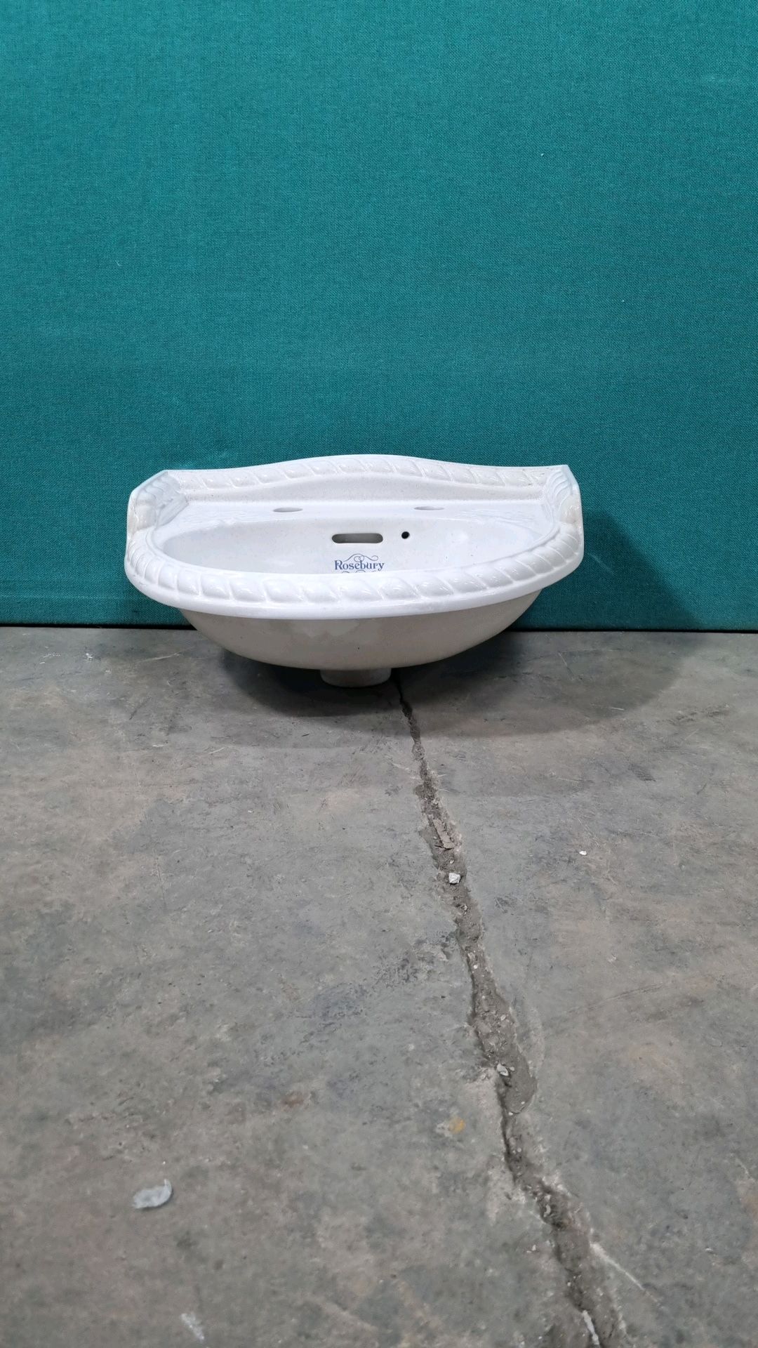 Ex Display Rosebury White Sink Basin - Image 2 of 5