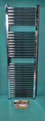 Ex-Display Lazzarini Roma Straight Chrome Radiator Only Has 3 Fixings See Photos