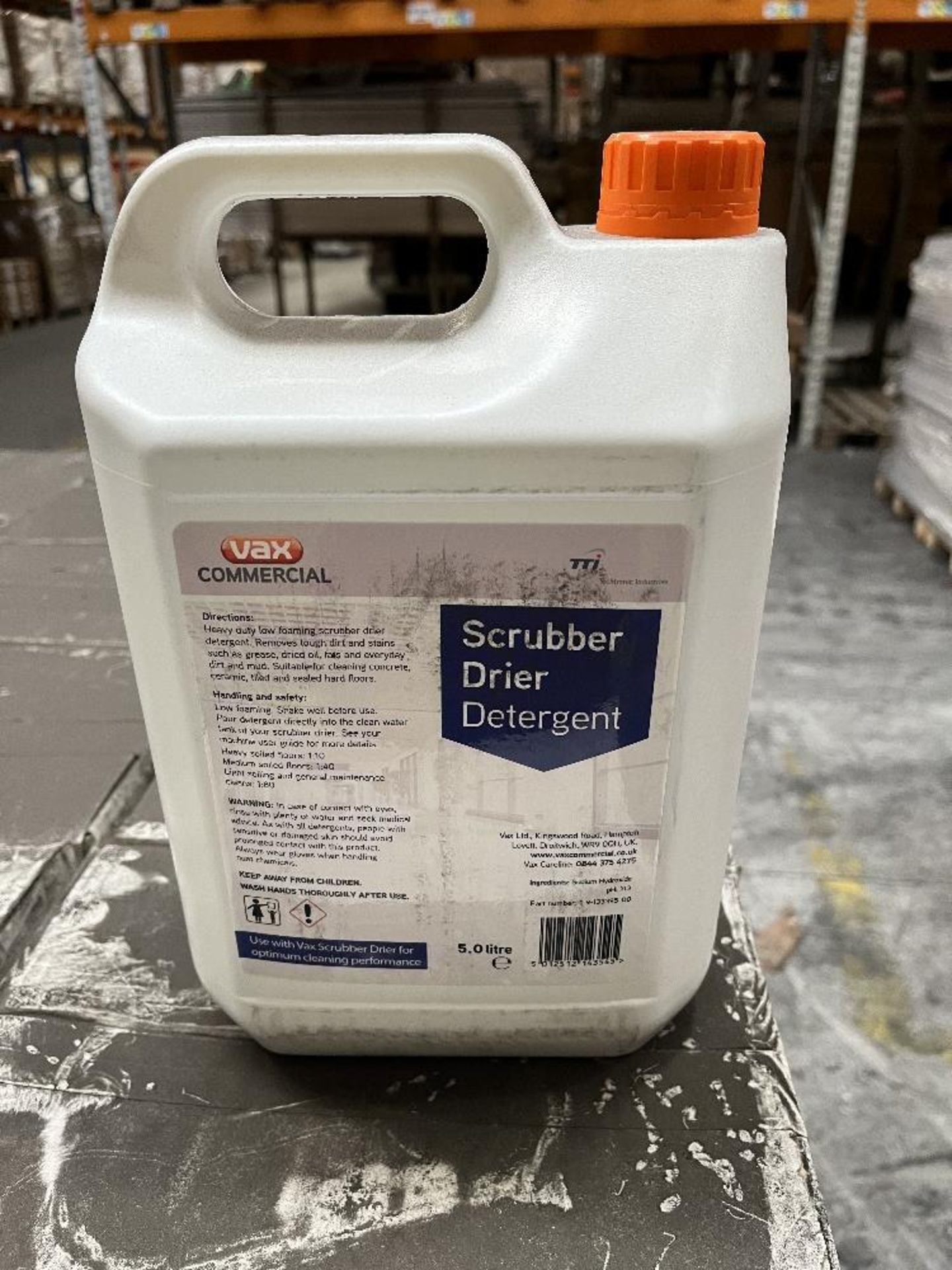 50 x Boxes Vax Scrubber Drier Detergent (2 x 5l Bottles Per Box) - Image 6 of 7
