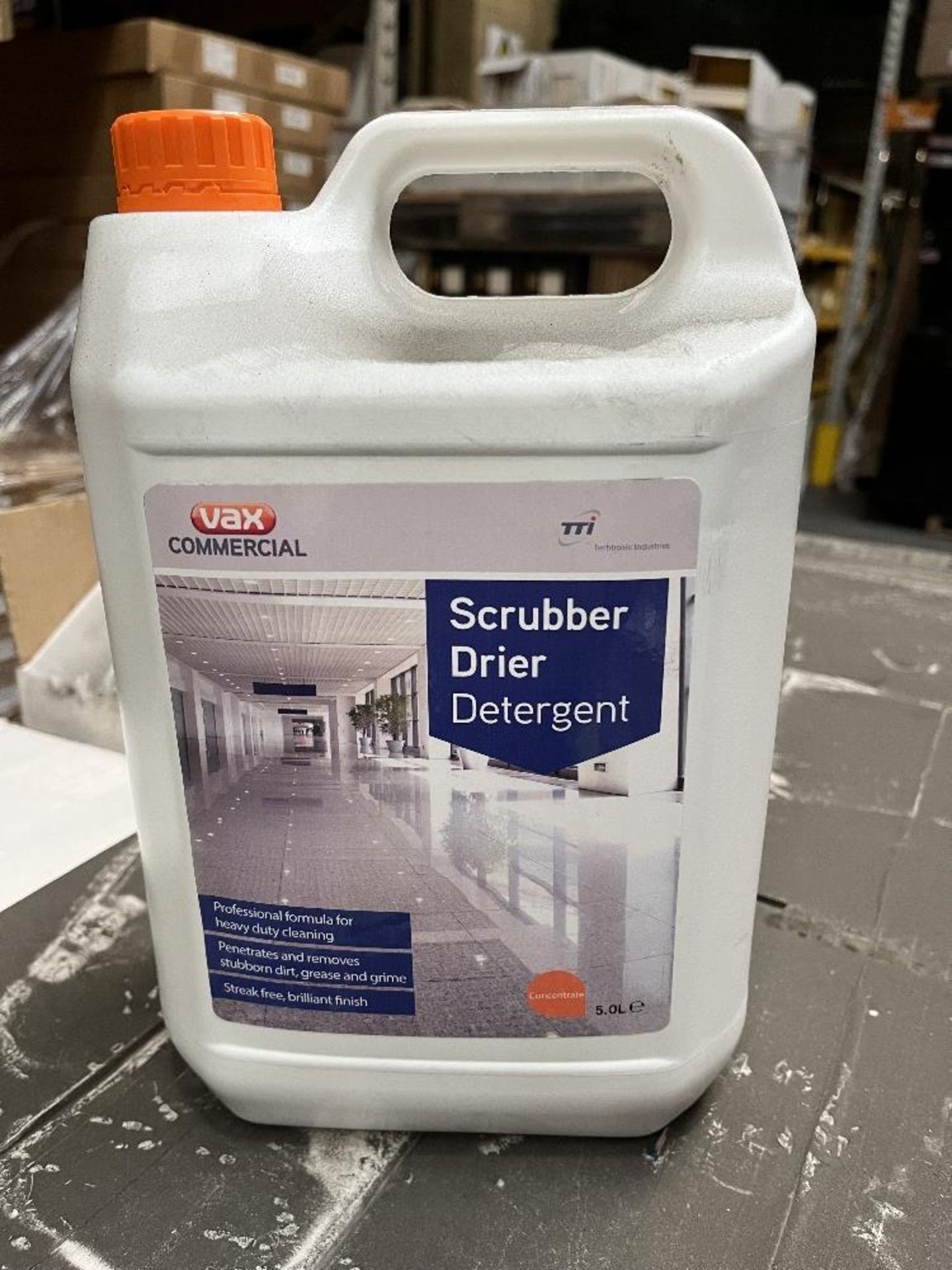 50 x Boxes Vax Scrubber Drier Detergent (2 x 5l Bottles Per Box)