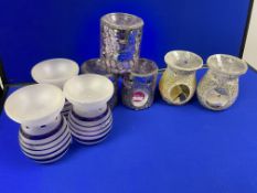 12 x Various Wax/Oil Burners