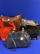 5 x Various Faux Leather Handbags