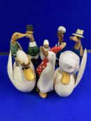 9 x Novelty Character Ducklings/Swans by DCUK