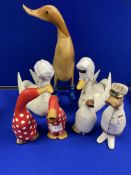 7 x Novelty Character Ducklings/Swans by DCUK