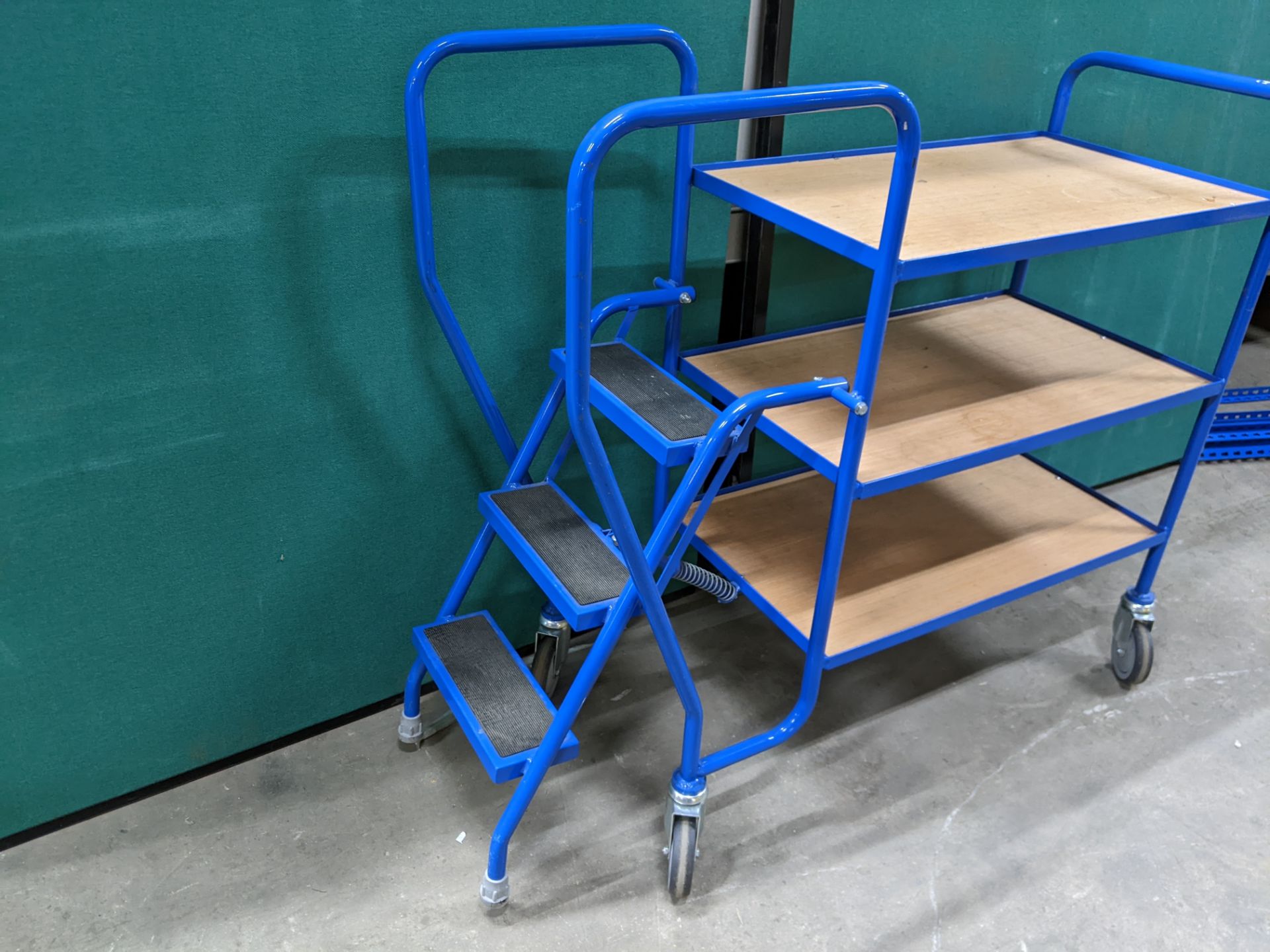 Heavy Duty Step Tray Trolley - Image 2 of 3